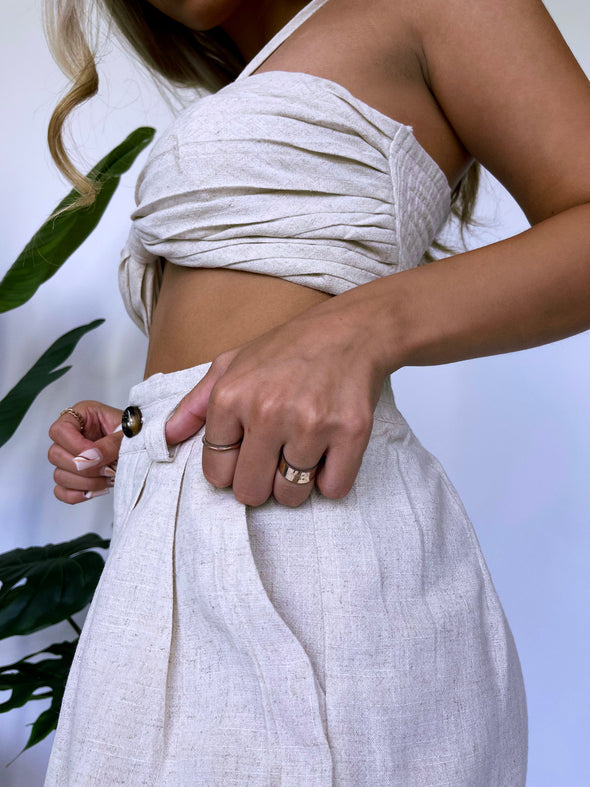 Savannah Linen Pant Set