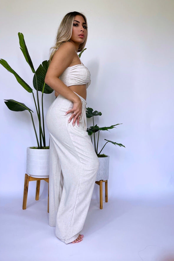 Savannah Linen Pant Set