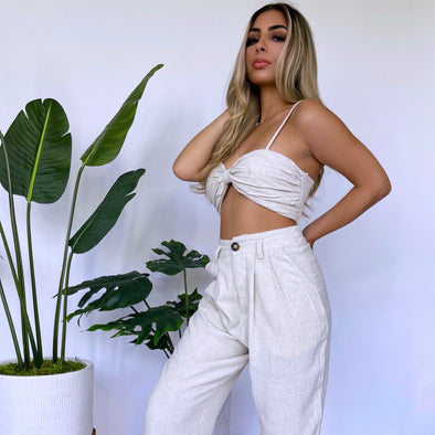 Savannah Linen Pant Set